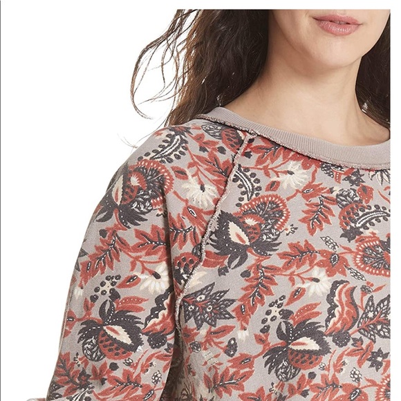 Free People Go On Get Floral Top - Picture 4 of 8